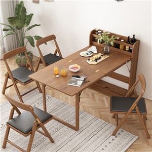 Qattiq yog'ochdan yasalgan yig'iladigan stol